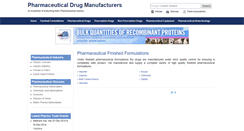 Desktop Screenshot of pharmaceutical-drug-manufacturers.com